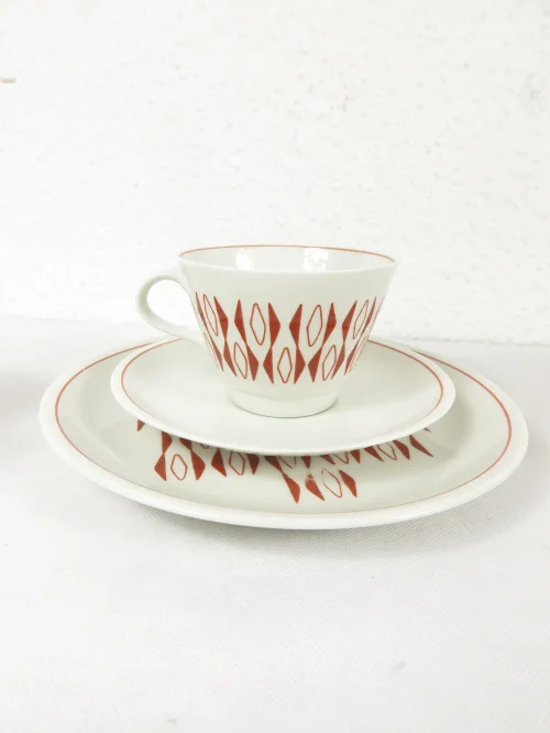 Bild 2 von 60s coffee set, model Jettin porcelain, GDR