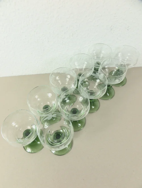 Bild 2 von 50er Weinrömer, Weissweinglas, Moselweinglas