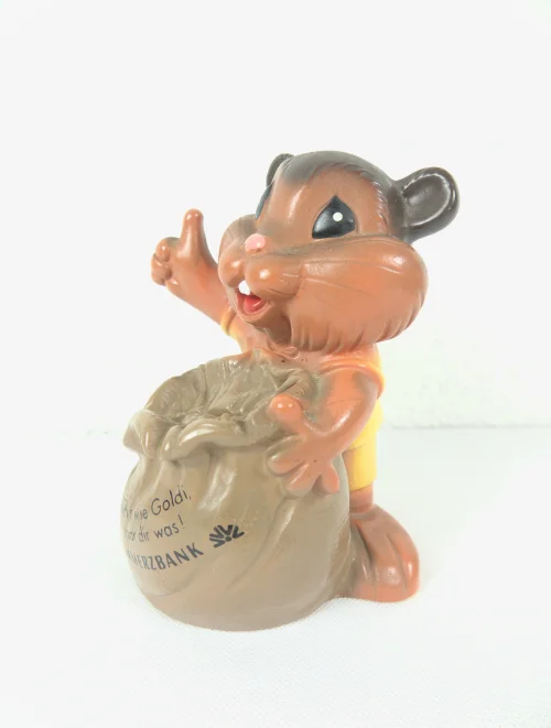 Bild 2 von 80er Spardose Hamster Commerzbank