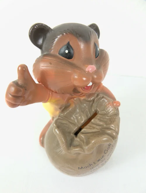 Bild 5 von 80er Spardose Hamster Commerzbank