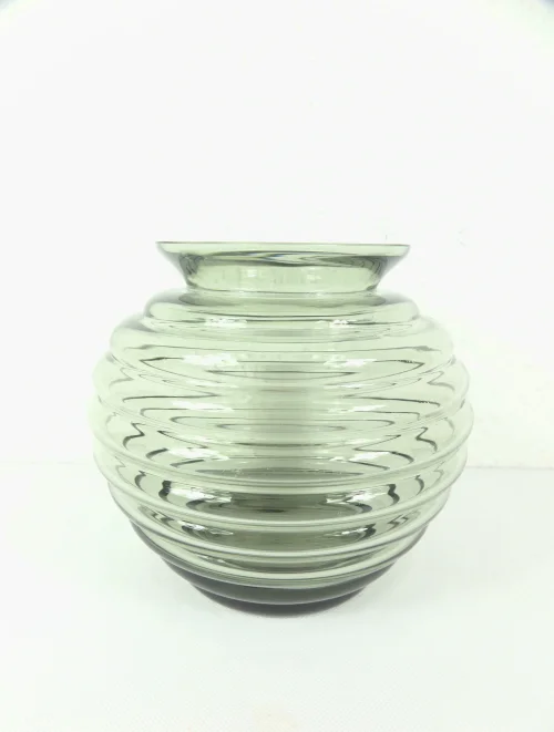 Bild 1 von 50er Kugelvase, Rauchglasvase