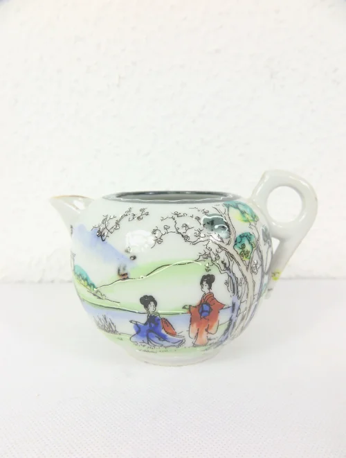 70er Milchkännchen Sahnekännchen, China Porzellan