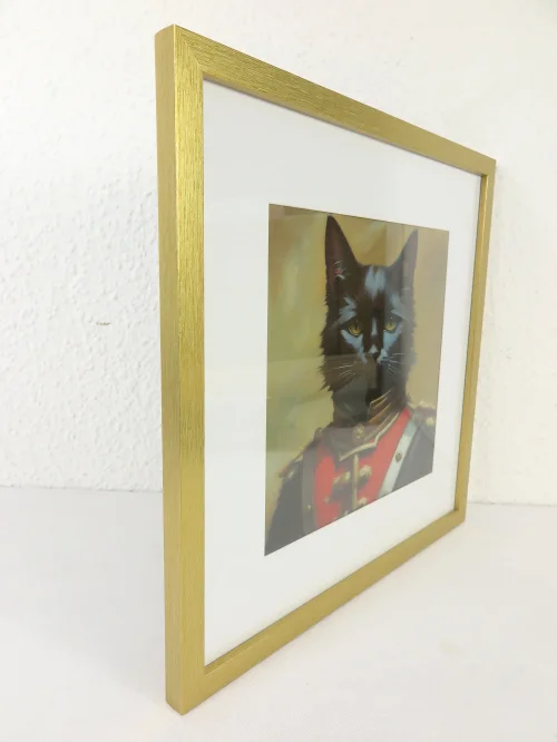 Bild 2 von Art print cat, cat portrait, cat picture