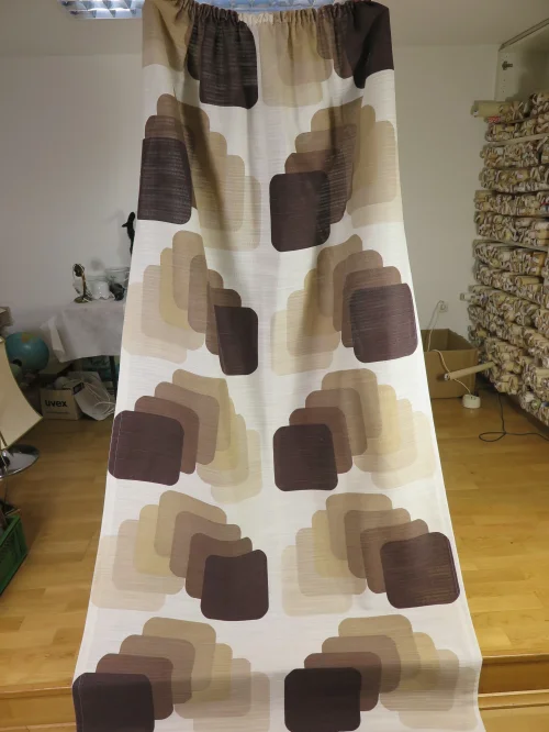 Bild 2 von 70er Vorhang Paar, Gardinen Verner Panton Stil
