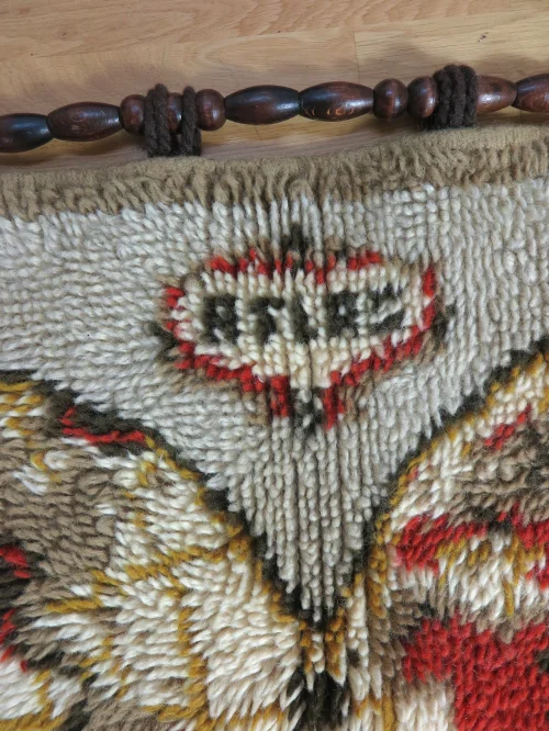 Bild 2 von 70er Knüpfteppich, Gobelin, Wandteppich