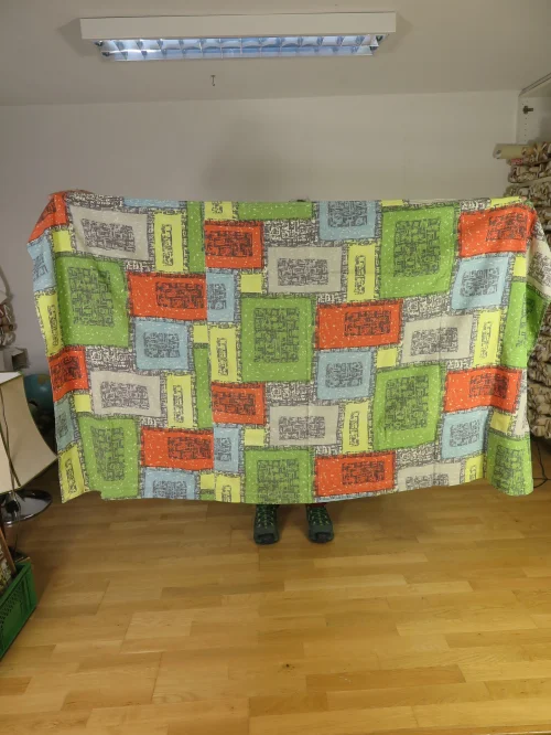 Bild 2 von 50er Gardine, Vorhang, Pastellfarben
