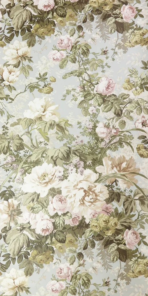 Tapete Rosengarten