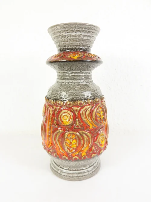 70er Vase Orange