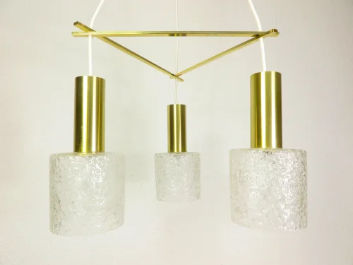 Bild 6 von 70er Hängelampe, Kaskadenlampe, Dekenlampe Glas