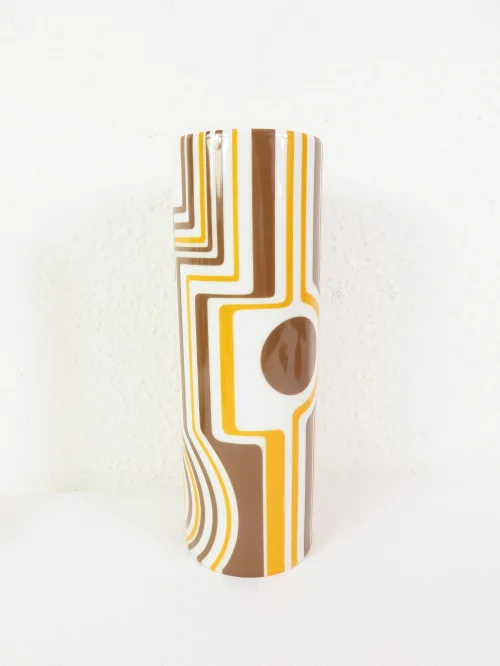 Bild 3 von 70er Vase Arzberg, Porzellanvase, Orange