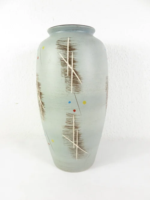 50er Bodenvase, große Vase, Bay Keramik Vase