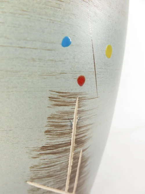 Bild 3 von 50er Bodenvase, große Vase, Bay Keramik Vase