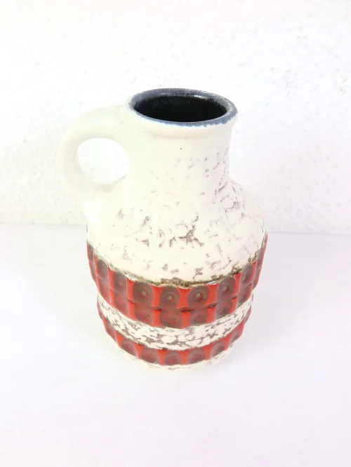 Bild 2 von 70er Keramik Vase, Überlacker Keramik