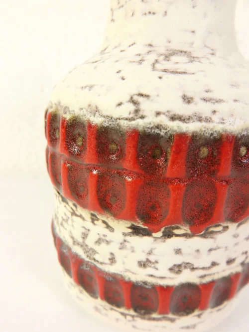 Bild 3 von 70er Keramik Vase, Überlacker Keramik