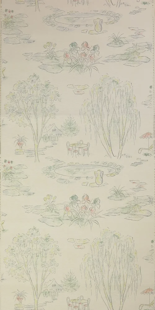 50er Tapete Rendevouz