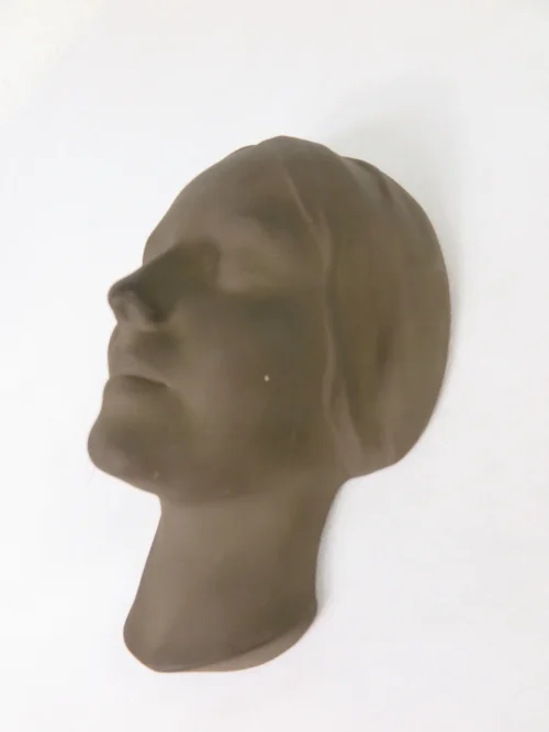 Bild 3 von 50er Terrakotta Wandmaske Karlsruher Majolika