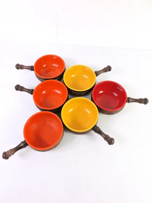 Bild 1 von 70er Emsa Nussschälchen, Erdnussschälchen, Dessertschälchen