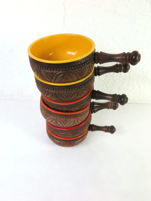 Bild 2 von 70er Emsa Nussschälchen, Erdnussschälchen, Dessertschälchen