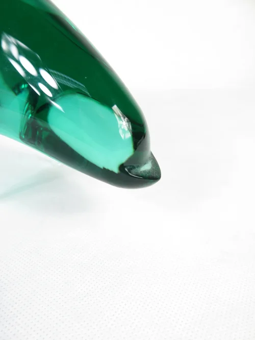 Bild 4 von 70er Delfin Glas, Tschechischer Glasdelfin