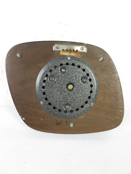 Bild 4 von 50er Barometer mit Thermometer, echtes Holz