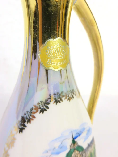 Bild 3 von jarrón motivo años 50 "Bad Oeynhausen", porcelana de Baviera, jarrón souvenir