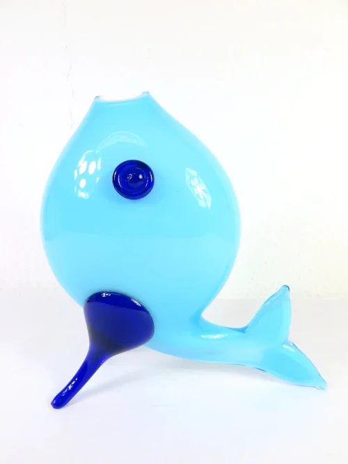 Bild 2 von 50er Murano Glas Fisch Vase
