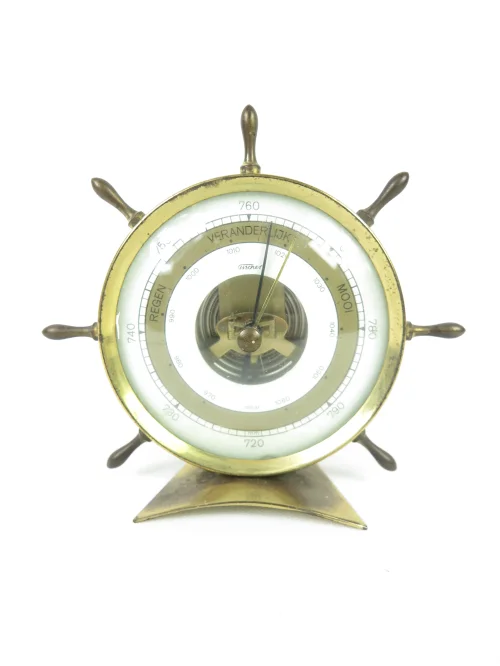 Bild 1 von 50er Barometer, Steuerrad, Fischer