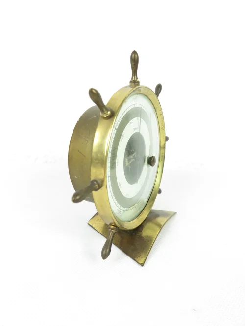 Bild 2 von 50er Barometer, Steuerrad, Fischer