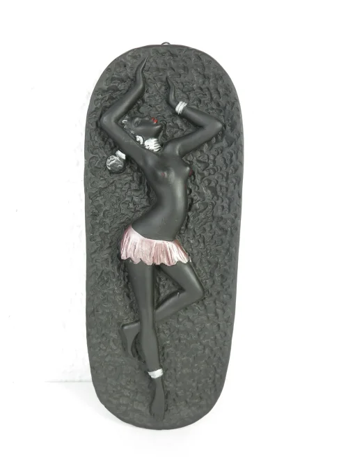 Bild 1 von 50er Wandbild, Schwarze Frau als Tänzerin