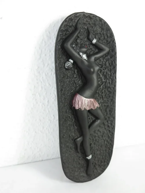 Bild 2 von 50er Wandbild, Schwarze Frau als Tänzerin