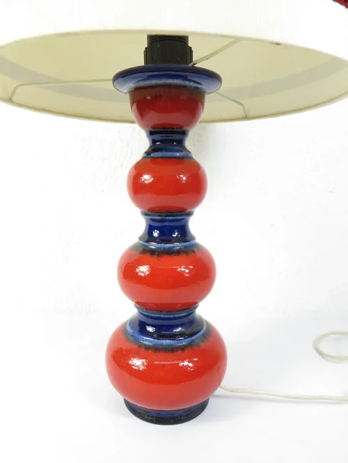 Bild 2 von 70er Lampe, Tischlampe mit Keramikfuß Jasba?