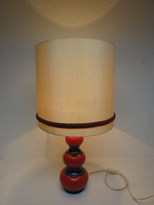 Bild 7 von 70er Lampe, Tischlampe mit Keramikfuß Jasba?