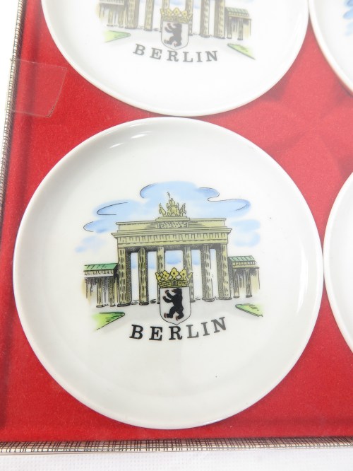 Bild 3 von 70er Gläseuntersetzer Set, Tellerchen Berlin