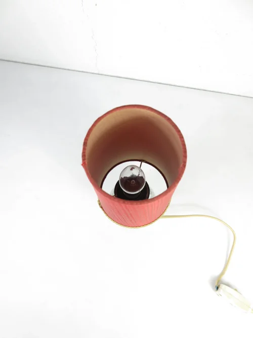 Bild 3 von 50er Nachttischlampe Rot