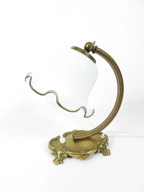 70er Nachttischlampe im 30er Jahre Stil