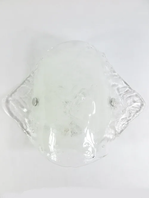 60er Ice Glas Lampe, Wandlampe, Kalamar Franken Carlo Nasan?