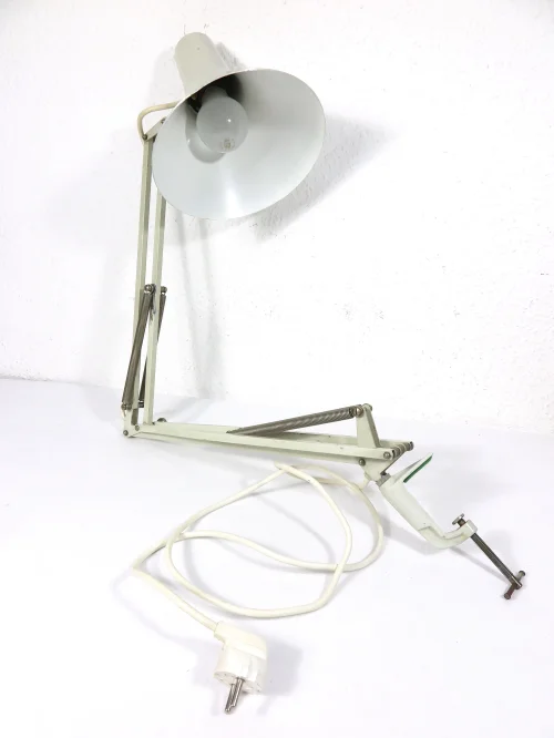 Bild 7 von 60er Werkstattlampe, Architektenlampe, Klemmlampe