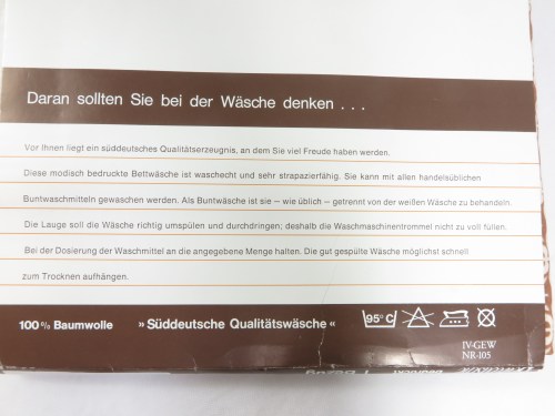 Bild 2 von 70er Bettbezug und Kissenbezug, Bettzeug