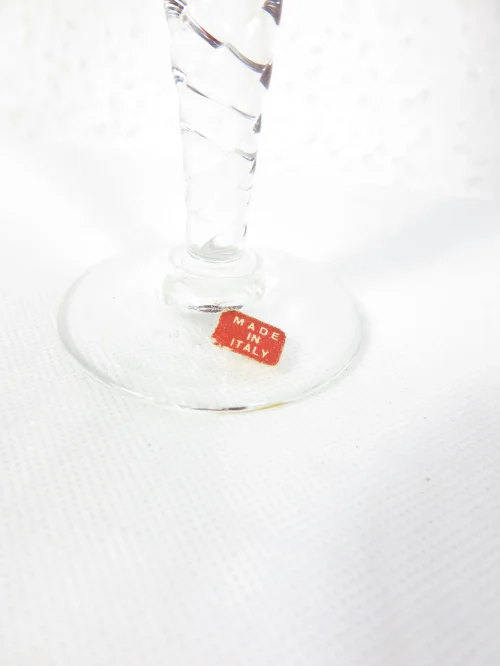 Bild 4 von 70er Glasvase, rote Orchideenvase