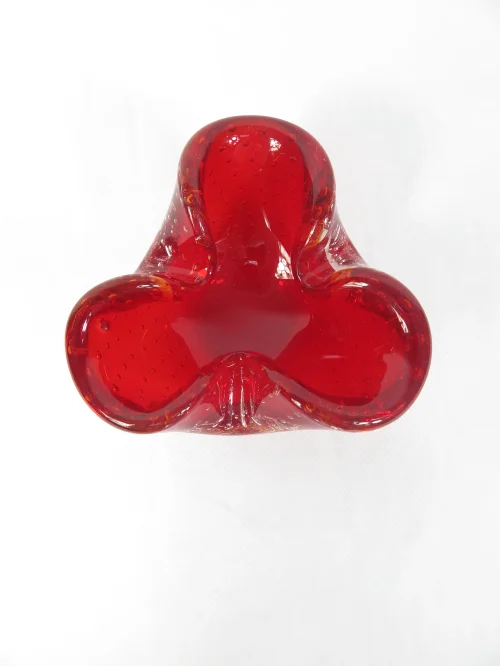 Bild 2 von 60er Muranoglas Schälchen,  Muranoglas Aschenbecher rot
