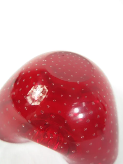 Bild 3 von 60er Muranoglas Schälchen,  Muranoglas Aschenbecher rot