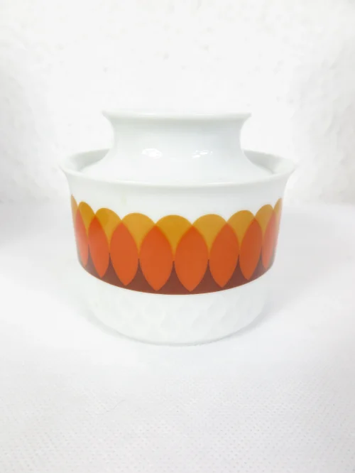 Bild 2 von 70s coffee service, orange porcelain Schirnding