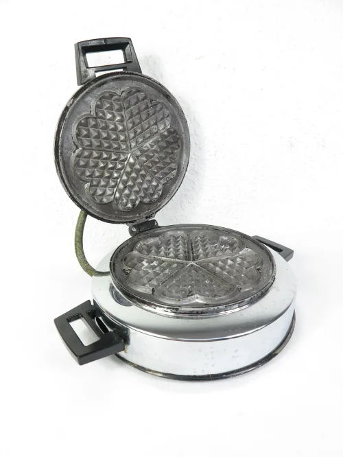 70s waffle iron metal