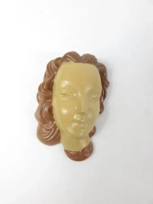 60s wall mask, girl ceramic mask
