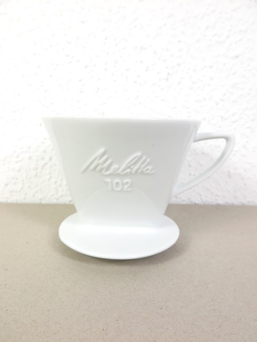 60er Melitta Kafeefilter 102, Dreiloch Filter