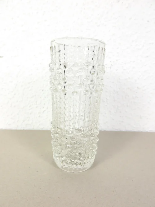 Bild 3 von 70s glass vase bubble glass