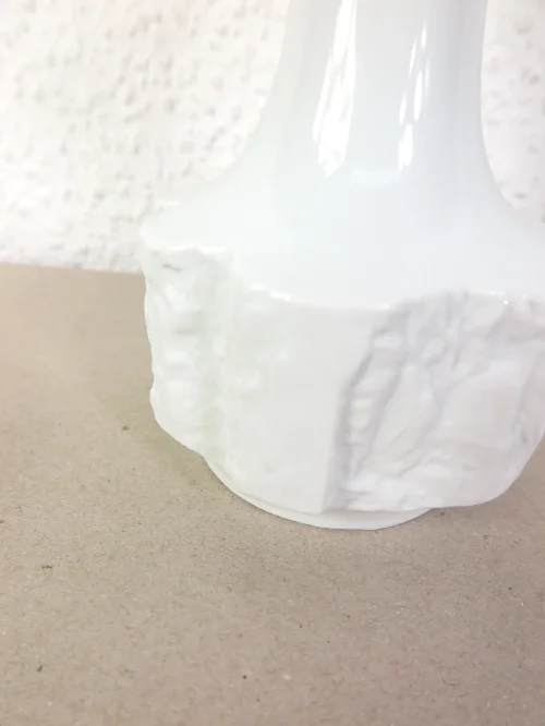 Bild 3 von vase en porcelaine biscuit des années 70 Bareuther Waldsassen blanc
