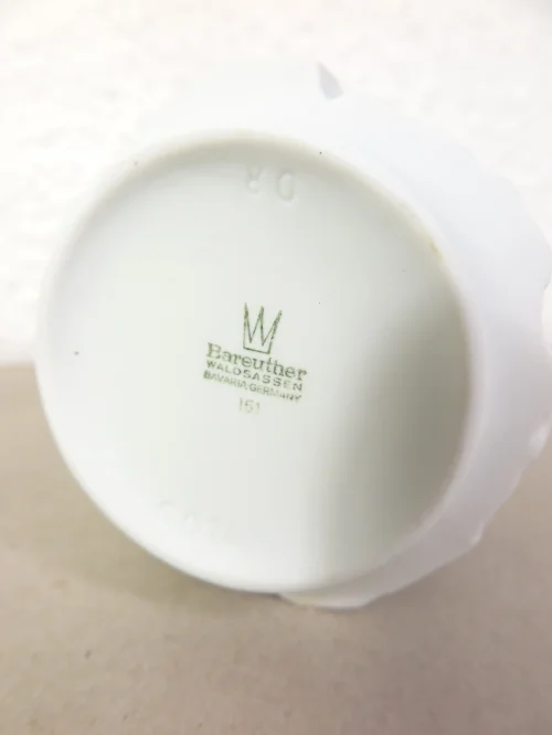 Bild 4 von vase en porcelaine biscuit des années 70 Bareuther Waldsassen blanc