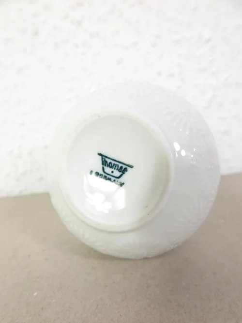 Bild 4 von 80s small porcelain vase Thomas, white,