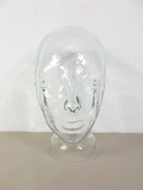 Bild 3 von tête de verre des années 70, écouteurs, support pour perruque